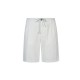 Pantaloni scurti ELEVENTY, garment-dyed cotton jogger bermuda shorts, Alb - M75BERG04TET0K00701N