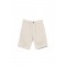 Pantaloni scurti ELEVENTY, garment-dyed cotton jogger bermuda shorts, Cream