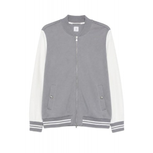 Jacheta ELEVENTY, zip-up bomber jacket, grey