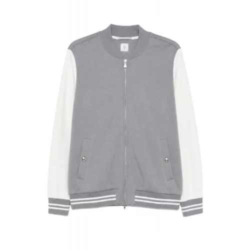 Jacheta ELEVENTY, zip-up bomber jacket, grey