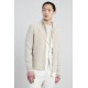 Jacheta ELEVENTY, Suede and Ribbed Cotton Knit Hybrid, Cream - M75GBTM21PEL0M0220202