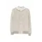 Jacheta ELEVENTY, hooded suede jacket, Cream