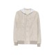 Jacheta ELEVENTY, hooded suede jacket, Cream - M75GBTM35PEL0M0330713