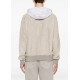 Jacheta ELEVENTY, hooded suede jacket, Cream - M75GBTM35PEL0M0330713