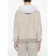 Jacheta ELEVENTY, hooded suede jacket, Cream - M75GBTM35PEL0M0330713