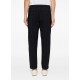 Pantaloni ELEVENTY, pinstripe wool jogger trousers with pleats, Negru - M75PANG03TES0L09511