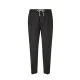 Pantaloni ELEVENTY, pinstripe wool jogger trousers with pleats, Negru - M75PANG03TES0L09511