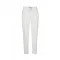 Pantaloni ELEVENTY, garment-dyed cotton linen pleated joggers, Alb