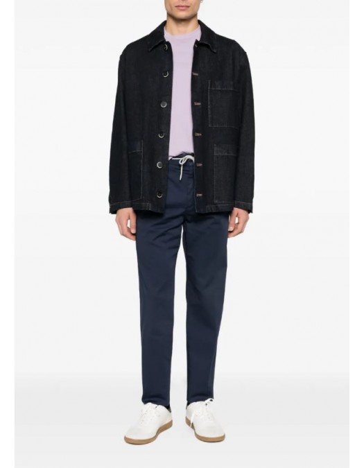 Pantaloni ELEVENTY, Stretch cottton pants, Bleumarin - M75PANG03TET0K00711N