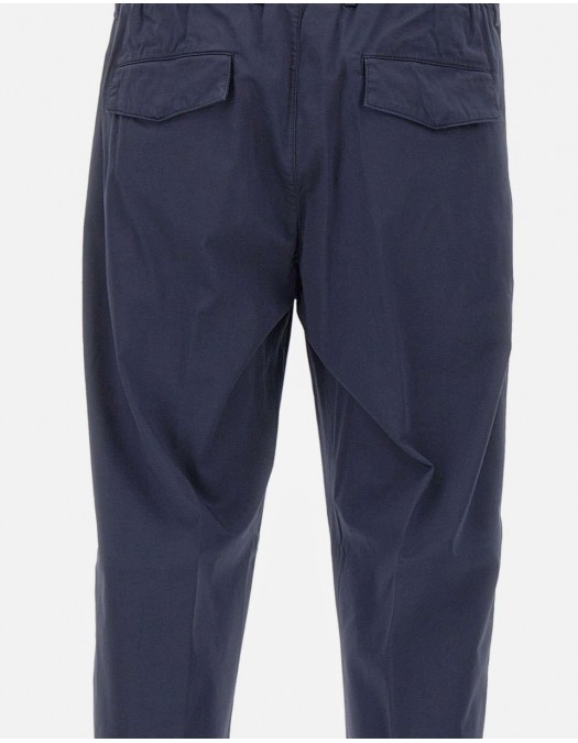 Pantaloni ELEVENTY, Stretch cottton pants, Bleumarin - M75PANG03TET0K00711N