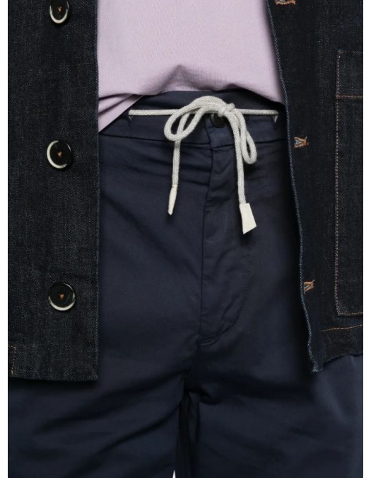 Pantaloni ELEVENTY, Stretch cottton pants, Bleumarin - M75PANG03TET0K00711N