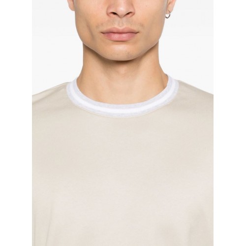 Tricou ELEVENTY, cotton jersey t-shirt, Beige 