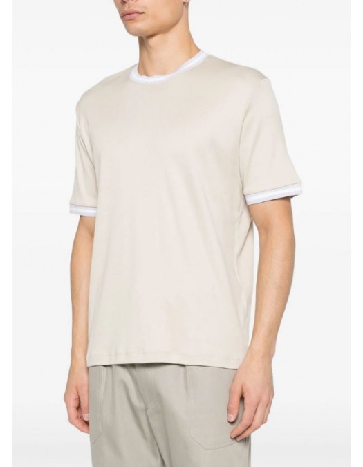 Tricou ELEVENTY, cotton jersey t-shirt, Beige - M75TSHM13TES0M291021301