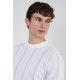 Tricou ELEVENTY, sea island cotton short sleeve crew neck sweater, Alb - M76MAGM67MAG0M042011303