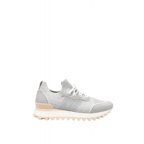 Sneakers ELEVENTY, Grey and beige  Knit sneakers