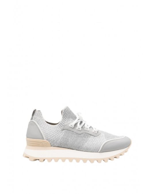 Sneakers ELEVENTY, Grey and beige  Knit sneakers - M77SCNM03SCA0M0451306