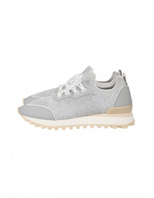 Sneakers ELEVENTY, Grey and beige  Knit sneakers - M77SCNM03SCA0M0451306