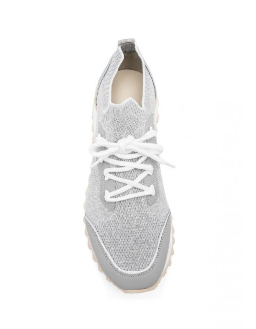 Sneakers ELEVENTY, Grey and beige  Knit sneakers - M77SCNM03SCA0M0451306