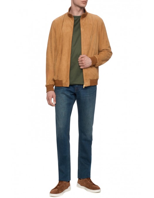 Jacheta STEFANO RICCI, Jacket made of genuine suede - M7J5100290SUEJI3M059