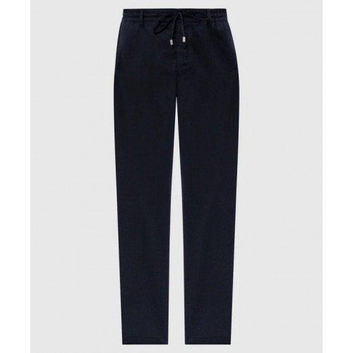 PANTALONI STEFANO RICCI , Logo Insert, Wool, Black