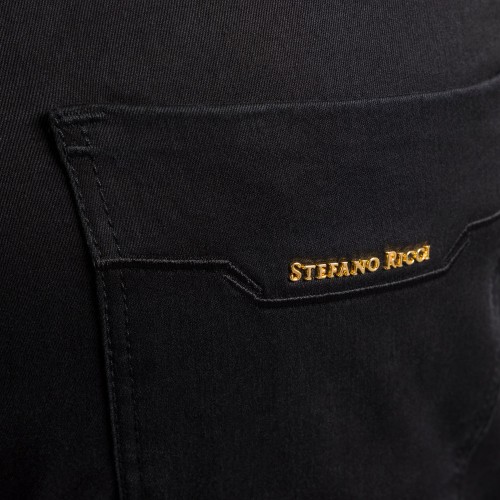 BLUGI STEFANO RICCI, Logo Insert, Blend Tapered, Black BLUGI STEFANO RICCI, Logo Insert, Blend Tapered, Black