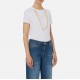 TRICOU ELISABETTA FRANCHI, accesorizat, Alb - MA00956E2270 TRICOU ELISABETTA FRANCHI, accesorizat, Alb - MA00956E2270