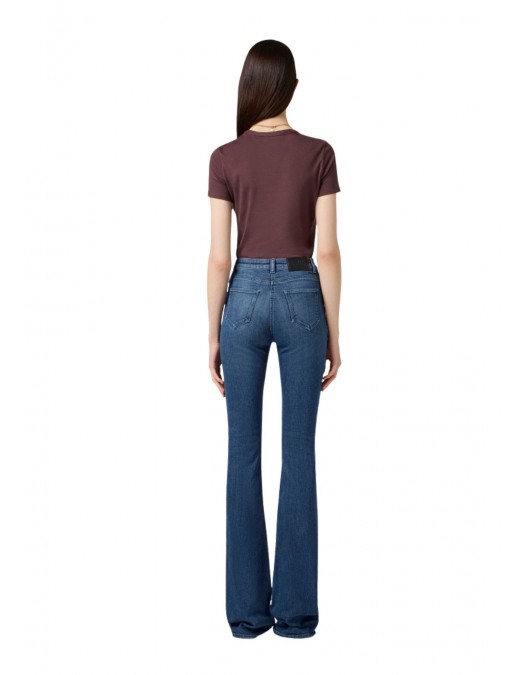 TRICOU ELISABETTA FRANCHI, accesorizat, Merlot - MA00956E2EA4 TRICOU ELISABETTA FRANCHI, accesorizat, Merlot - MA00956E2EA4