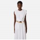 Top ELISABETTA FRANCHI, Knot T-shirt, Alb - MA01161E2270