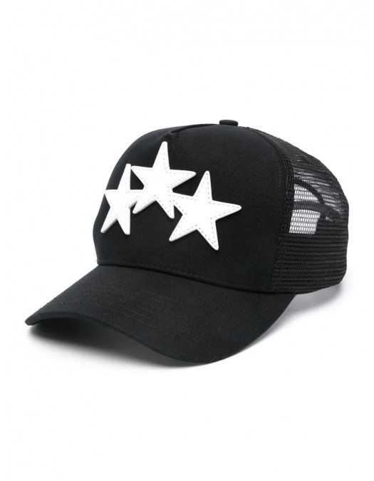 SAPCA AMIRI, Trucker Design, White Stars, Black - MAH002BLACKWHITE SAPCA AMIRI, Trucker Design, White Stars, Black - MAH002BLACKWHITE