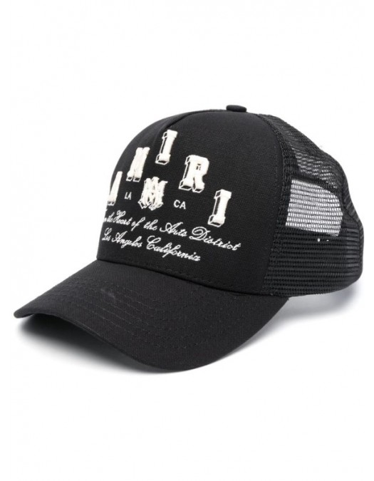 Sapca AMIRI, Varsity Trucker Hat, Black - MAH018001UNI
