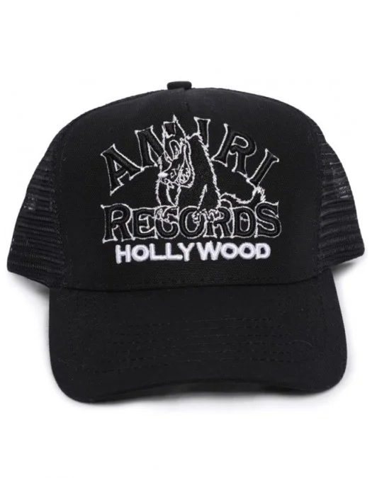 Sapca AMIRI, Records Hollywood, Black - MAH019001UNI Sapca AMIRI, Records Hollywood, Black - MAH019001UNI