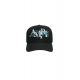 SAPCA AMIRI, Trucker Design, Blue Dragon Print, Black - MAH034BLACKUNI SAPCA AMIRI, Trucker Design, Blue Dragon Print, Black - MAH034BLACKUNI