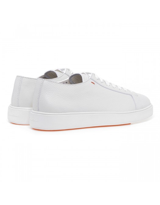 Sneakers SANTONI, Casual, Leather, Alb - MBCD21430BARCMMDI48
