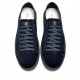 Sneakers SANTONI,  Suede Sneakers In Blue Leather - MBCD21571OCACAOLU60