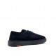 Sneakers SANTONI,  Suede Sneakers In Blue Leather - MBCD21571OCACAOLU60