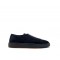 Sneakers SANTONI,  Suede Sneakers In Blue Leather