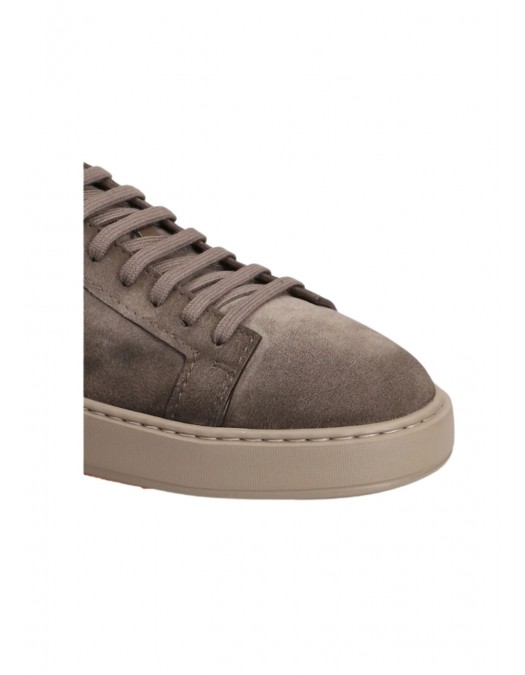 Sneakers SANTONI,Godfrey Sneakers In Brown Suede - MBCD21571TARCAOLE81