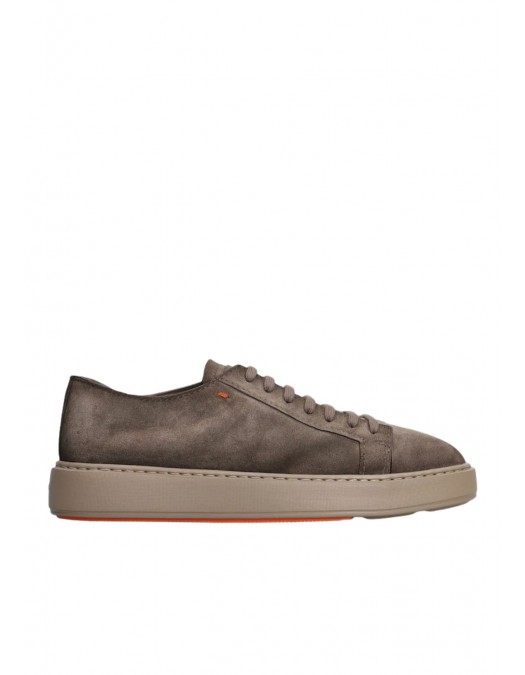 Sneakers SANTONI,Godfrey Sneakers In Brown Suede - MBCD21571TARCAOLE81