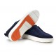 Loafers SANTONI, Men's blu suede slip-on sneaker - MBCD21995BARTFEHU59