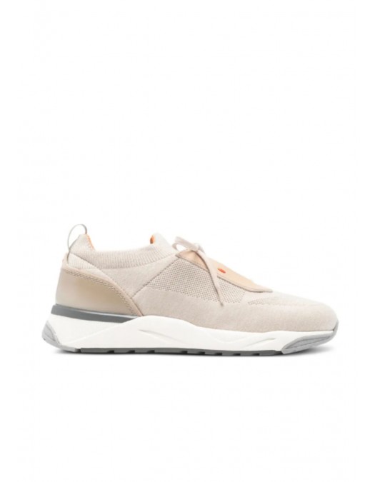 Sneakers SANTONI, Stretch Knit, Beige - MBIO21601BGRCHODG23