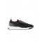 Sneakers SANTONI,  black stretch knit sneaker