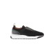 Sneakers SANTONI,  black stretch knit sneaker - MBIO21601BINNHODN01