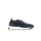 Sneakers SANTONI, blue stretch knit sneaker - MBIO21601BINNHODU61
