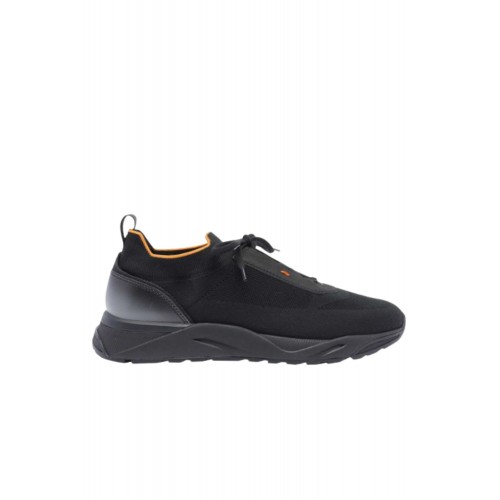 Sneakers SANTONI, Calfskin Black