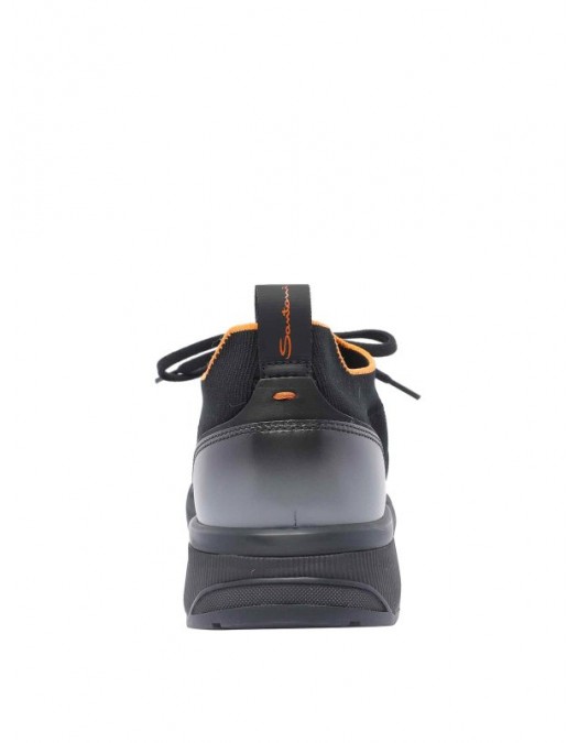 Sneakers SANTONI, Calfskin Black - MBIO21601NERNHODN01
