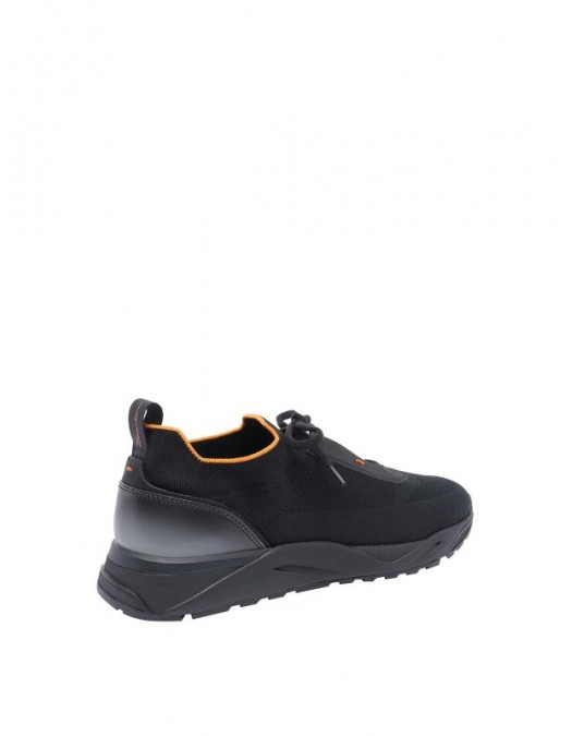 Sneakers SANTONI, Calfskin Black - MBIO21601NERNHODN01