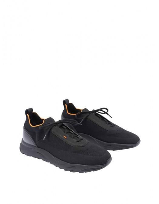 Sneakers SANTONI, Calfskin Black - MBIO21601NERNHODN01