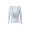 BLUZA ELISABETTA FRANCHI, Decolteu adanc, logo atasat, Bleu