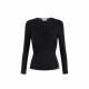 BLUZA ELISABETTA FRANCHI, Drape Design, Black - MD01252E2110 BLUZA ELISABETTA FRANCHI, Drape Design, Black - MD01252E2110