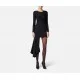 BLUZA ELISABETTA FRANCHI, Drape Design, Black - MD01252E2110 BLUZA ELISABETTA FRANCHI, Drape Design, Black - MD01252E2110